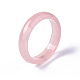 透明樹脂指輪  天然石風  鮭色  usサイズ8 3/4(18.7mm) RJEW-T013-004-F01-4