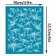 OLYCRAFT 4x5 Inch Silk Screen for Polymer Clay Dragonfly Butterfly Clay Stencils Reusable Silk Screen Stencils Non-Adhesive Transfer Stencils Mesh Stencil for Polymer Clay Jewelry Making DIY-WH0341-068-2