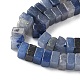 Нити бусин из натурального синего авантюрина (окрашенного и нагретого) G-I394-A09-4