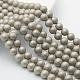 Round Shell Pearl Frosted Beads Strands BSHE-I002-4mm-15-2