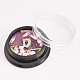 ガラスラインストーンカボション  ABSプラスチック模造パールと金属のパーツ  ネイルアートの装飾の付属品  ピンク  1~13x1~7.5x1~3mm  ボックスサイズ：40x14mm MRMJ-S014-002B-3