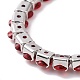 Bracelet coulissant en perles de zircone cubique BJEW-E015-04M-4