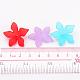 Mixed Frosted Acrylic Flower Beads X-FACR-5335-M-4