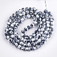 Hilos de perlas de vidrio redondas pintadas para hornear X-DGLA-S084-8mm-59-2