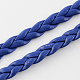 Braided Imitation Leather Cords LC-S002-5mm-07-2