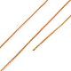 ラウンドワックスポリエステル糸ストリング  マイクロマクラメコード  ツイストコード  革縫い用  チョコレート  0.55mm  約131.23ヤード（120m）/ロール YC-D004-02C-043-3