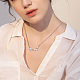 Shegrace 925 collares con colgante de plata esterlina JN926A-4