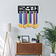 Support mural d'affichage de support de cintre de médaille de fer de thème de sports ODIS-WH0021-533-5