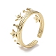 304 fornitura de anillo de brazalete con corona de estrella de acero inoxidable STAS-P334-02G-1