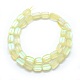 Chapelets de perles en pierre de lune synthétique G-E503F-A10-2