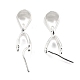 925 Sterling Silver Ice Pick Pinch Bails STER-Z001-017S-2