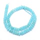 Chapelets de perles de jade naturel G-E507-01-3