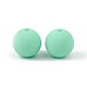 Perles en acrylique opaque de style caoutchouté MACR-F073-01-2