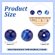 Dicosmetic 2 fili perline di agata naturale fili 8mm perline di pietra perline di agata fasciata blu perline artigianali della pietra preziosa perline sciolte rotonde fascini di cristallo perline per la creazione di gioielli G-DC0001-11-2