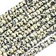 Природные яшмы далматин бисер нитей G-P575-A01-6x4mm-2