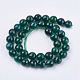 Natürliche Achat runde Perlen Strang X-G-L084-10mm-41-2