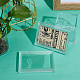 CHGCRAFT 4Pcs 2.8x3.9Inch Rectangle Transparent Acrylic Stamp Storage Boxes for Photo Collection Display CON-WH0092-32-4