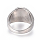 304 anello con sigillo in acciaio inossidabile per uomo RJEW-D073-12-AS-3