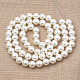 Hebras de perlas de imitación de plástico ecológico MACR-S285-20mm-05-2