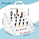 7-Tier Assembled Transparent Acrylic Cosmetic Organizer Display Racks ODIS-WH0030-35-2