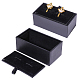 Boîtes de rangement de cadeaux en velours&nbsp;CON-WH0110-009A-1