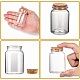 Botellas de vidrio frasco de vidrio grano contenedores AJEW-S074-03B-4