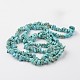 Chapelets de perles de pépites en turquoise synthétique G-M344-25-2