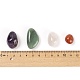 78 pièces 5 style améthys naturel & quartz rose & aventurine verte & agate du botswana & perles d'agate dendritique G-LS0001-06-3