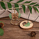 20шт 10 стильные подвески из прозрачной смолы и орехового дерева RESI-KS0001-08-7