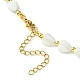 Colliers de perles en forme de cœur et d'alliage de coquillages naturels pour femmes NJEW-TA00129-5