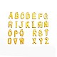 Tibetan Style Alloy Alphabet Pendants PALLOY-A061-03G-1