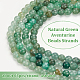 Natürlichen grünen Aventurin Perlen Stränge G-OC0001-64-6mm-4