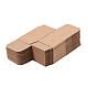 クラフト紙箱  正方形  ダークチソウ  3.8x3.8x3.8cm CON-WH0029-01-3
