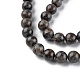 Natural Labradorite Beads Strands G-G0003-C03-6mm-4