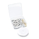 96 pièces kit de perles rondes en howlite synthétique pour la fabrication de bijoux à bricoler soi-même DIY-FS0002-02-7
