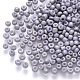 8/0 Baking Paint Glass Round Seed Beads SEED-S036-01B-09-1