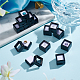 BENECREAT 36 Pack Gemstone Display Box Acrylic Diamond Display Case Black Jewelry Box with Clear Lids CON-WH0095-49C-5