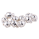 Pandahall elite 10 imposta componenti per la creazione di gioielli fermagli magnetici ovali in ottone per la creazione di gioielli KK-PH0012-13-1
