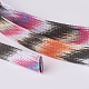 平らな綿糸コード  カラフル  12x1ミリメートル 約50ヤード/ロール（45.72メートル/ロール）  150フィート/ロール OCOR-F008-B02-3