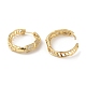 Rack Plating Brass Micro Pave Cubic Zirconia Hollow Hoop Earrings EJEW-A027-09G-2