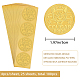 Self Adhesive Gold Foil Embossed Stickers DIY-WH0211-302-2