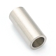 304 Stainless Steel Magnetic Clasps with Glue-in Ends STAS-B017-01C-P-1