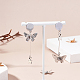 Chgcraft 20 pcs filigrane papillon breloques pendentifs avec cristal strass laiton 3d papillon perles breloques pour bricolage bracelet collier bijoux accessoires faisant KK-CA0001-03-7