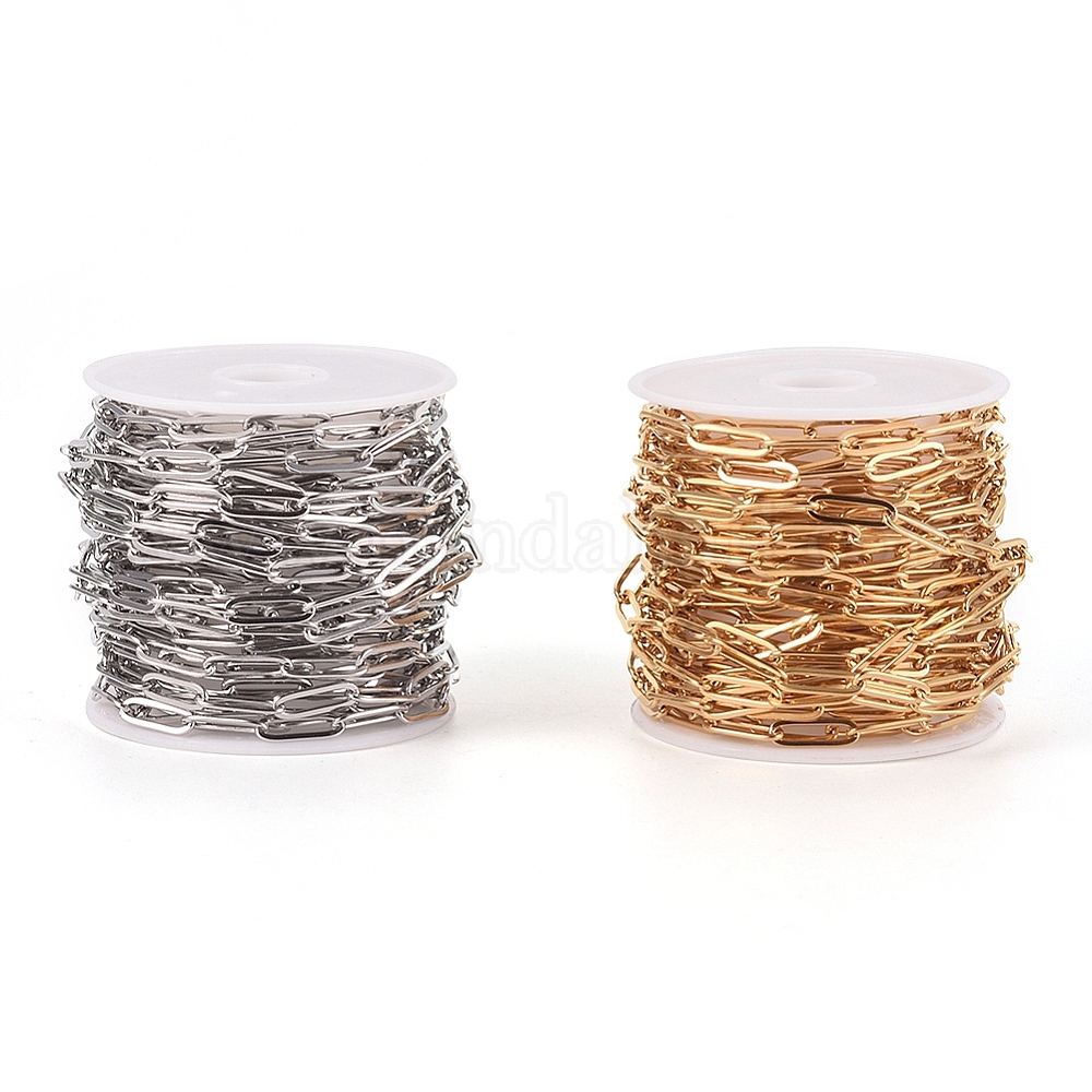 Wholesale 304 Stainless Steel Paperclip Chains