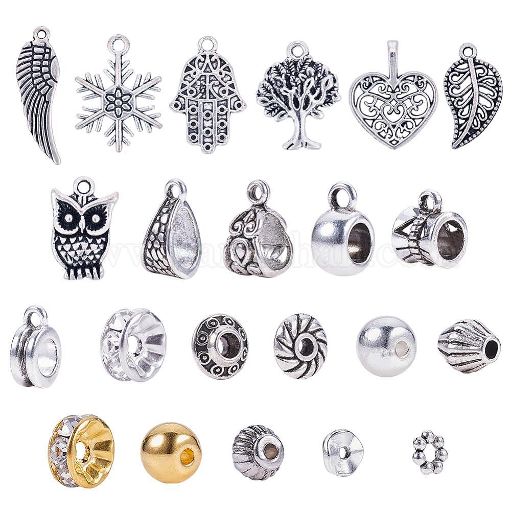 Lot De 120 Breloques Thème Océan - Étoile De Mer, Hippocampe, Sirène... - Pour Création Bijoux