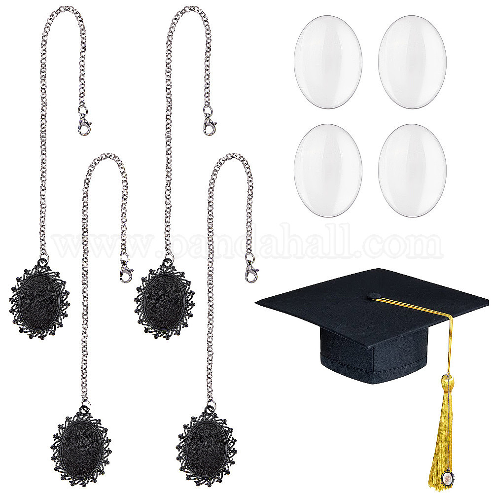 Graduation Cap Tassel Photo Frame Pendant - Alloy Keepsake Charm For Grads, Parents, Decor (Multi-Style)