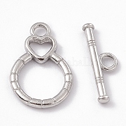 304 Stainless Steel Toggle Clasps STAS-G299-01P