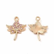 Подвески со стразами из экологически чистого сплава FIND-A025-14G-03