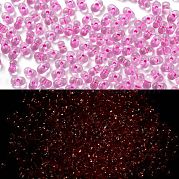 Светящиеся стеклянные бусины SEED-A033-07J