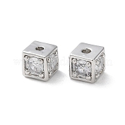 Латунные микропаве из прозрачного кубического циркония KK-Z049-03P